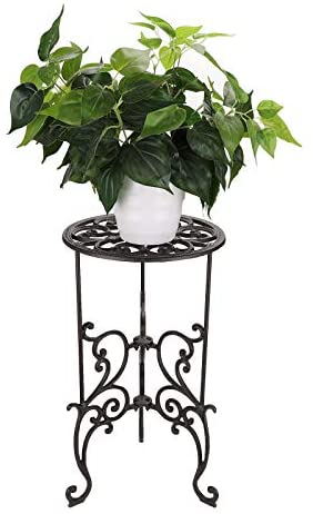 OwnMy Cast Iron Plant Stand Rustproof Iron Flower Pot Holder Heavy Duty ...